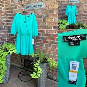 NWT "Sequin Hearts" Dress Size S $15